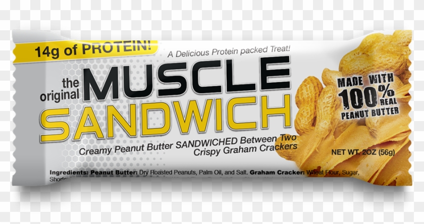 Protein Candy Bar - Muscle Sandwich Clipart
