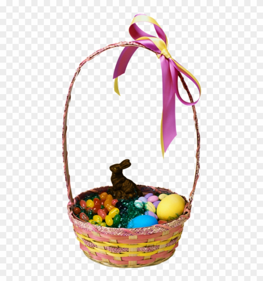 Free Png Transparent Easter Basket And Bunnypicture - Easter Basket Clipart