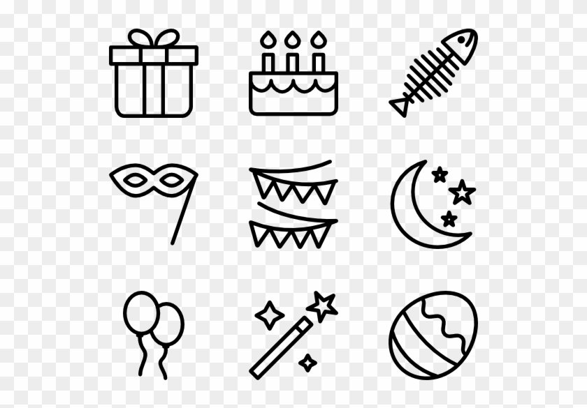 Holiday, Festival And Celebration - Bbq Icon Clipart #1800259