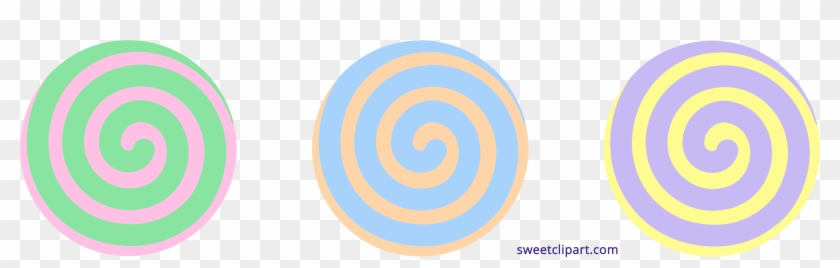 Spiral Clipart Student - Pastel Candy Png Transparent Png