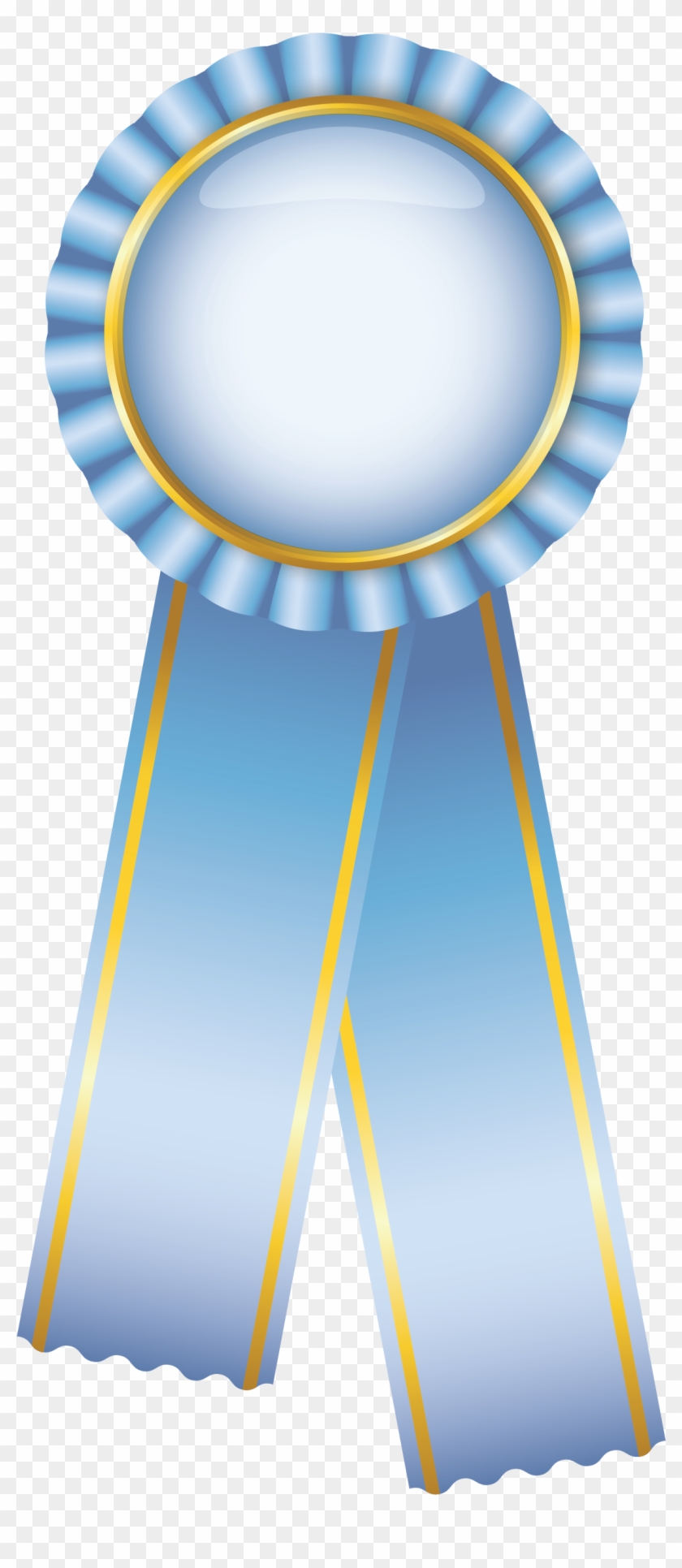 Rosette Ribbon Blue Png Clipart - 100 Zoas And Palys Poster Transparent Png