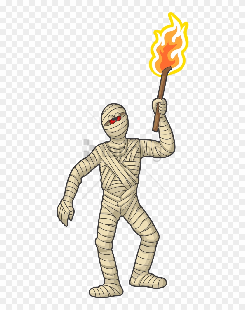 Free Png Download Mummy With Torch Png Images Background - Clip Art Transparent Png #1801200