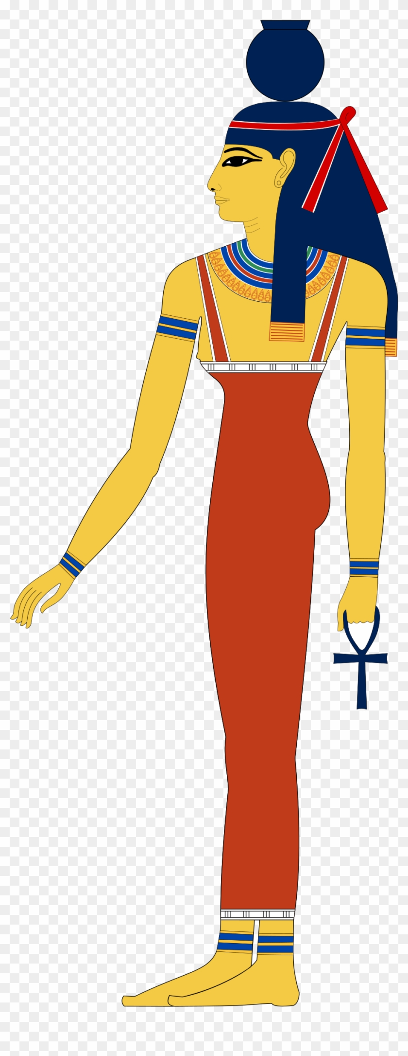 Ancient Egyptian God Nut Clipart #1801405