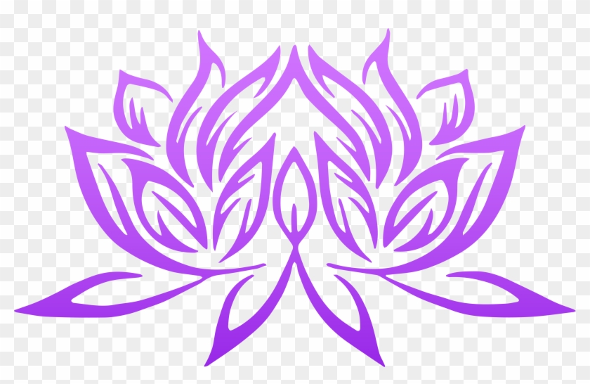 Purple Lotus Wedding Studio - Lotus Flowers Design Clipart #1802034