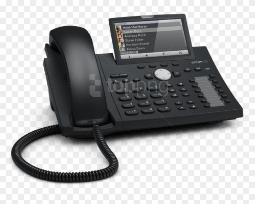 Download Telephone Free Png Png Images Background - Snom D375 Clipart