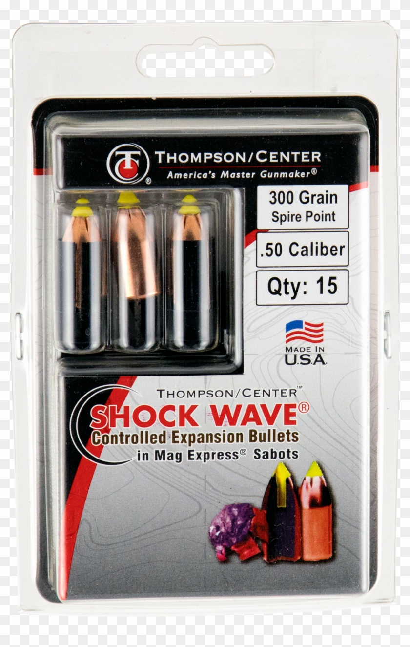 Tc 17008230 Sabot W/shk Wave 50 300 - Bullet Clipart #1802299