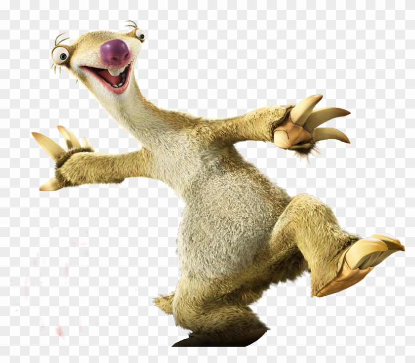 Sloth Drawing Sid Ice Age - Ice Age 3 Sid Clipart