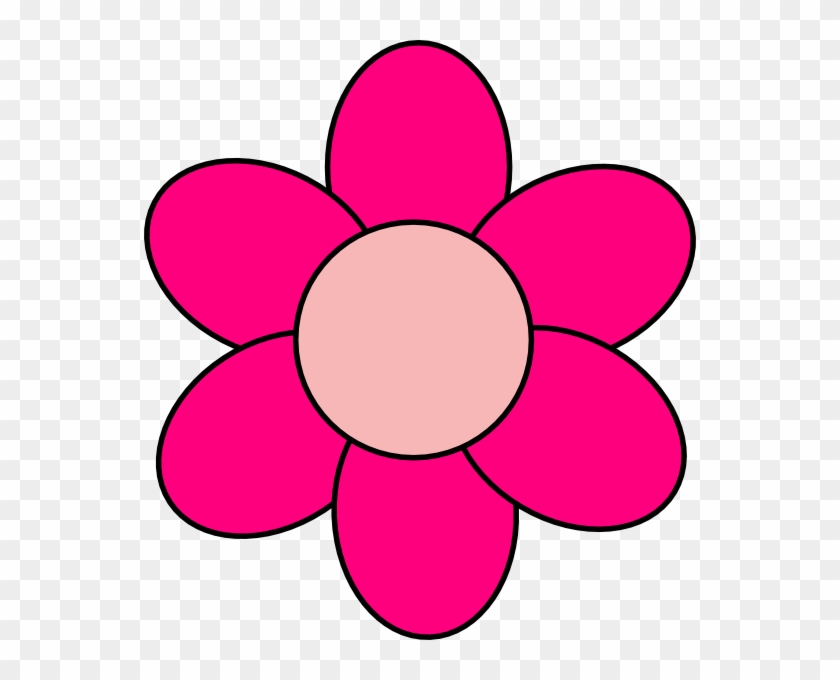 Pink Flower Svg Clip Arts 552 X 600 Px - Png Download