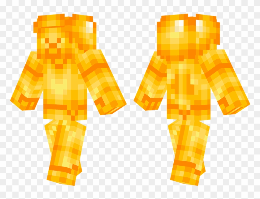 Golden Steve - Minecraft Gold Steve Skin Clipart #1802926