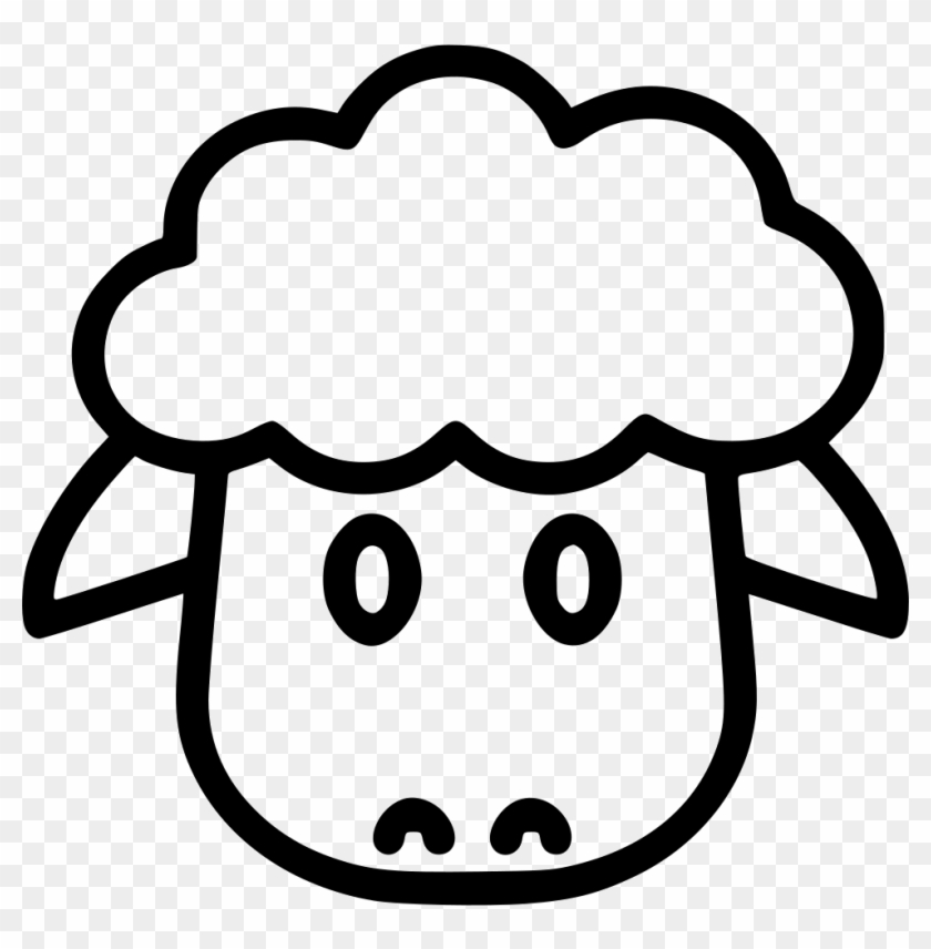 Face Sheep Png - Sheep Face Icon Clipart