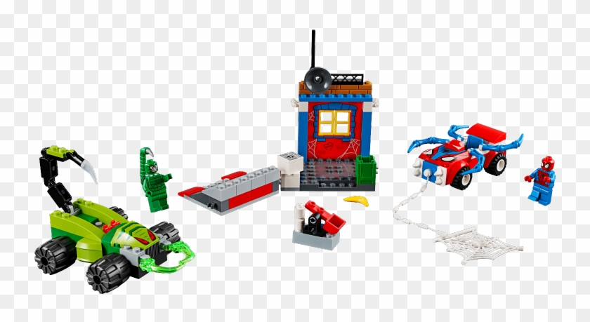 744 X 419 15 - Lego Juniors Spiderman Vs Scorpion Clipart