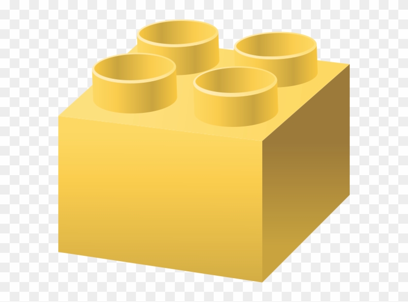 Lego Png - Yellow Lego Brick Png Clipart