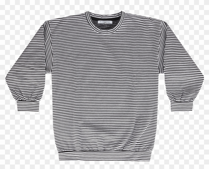 Mingo Oversized Sweater Stripes - Long-sleeved T-shirt Clipart #1803292