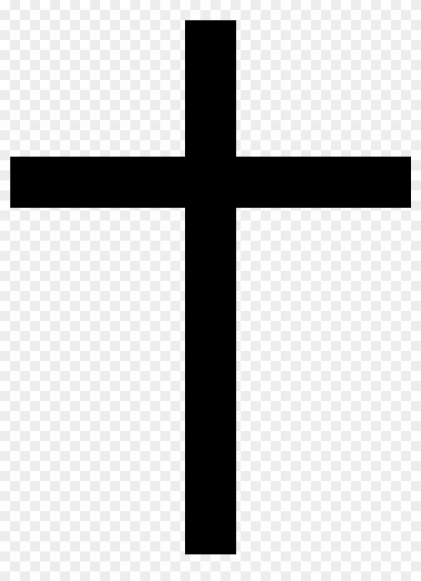Cruz Negra Png - Latin Cross Png Clipart