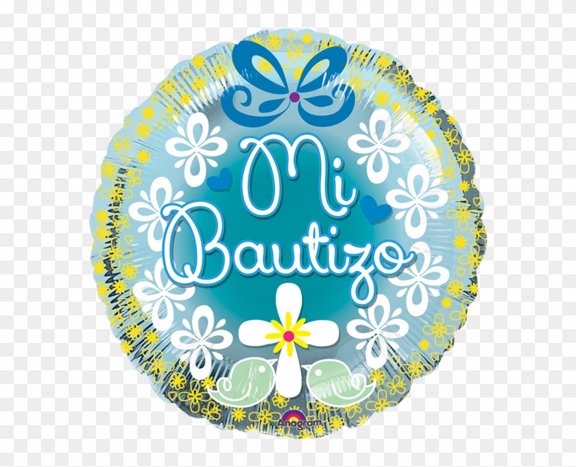 Globo Mi Bautizo Niño Clipart