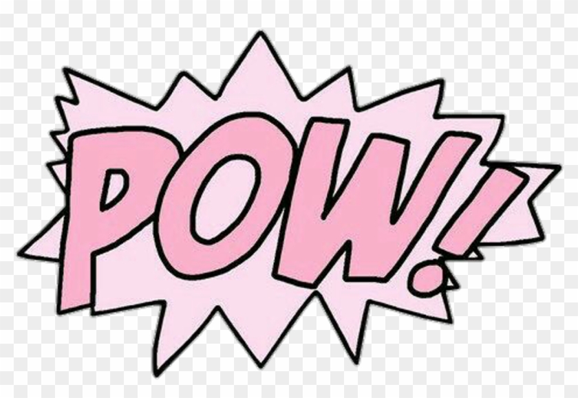 Pow Sticker - Pow Tumblr Png Clipart
