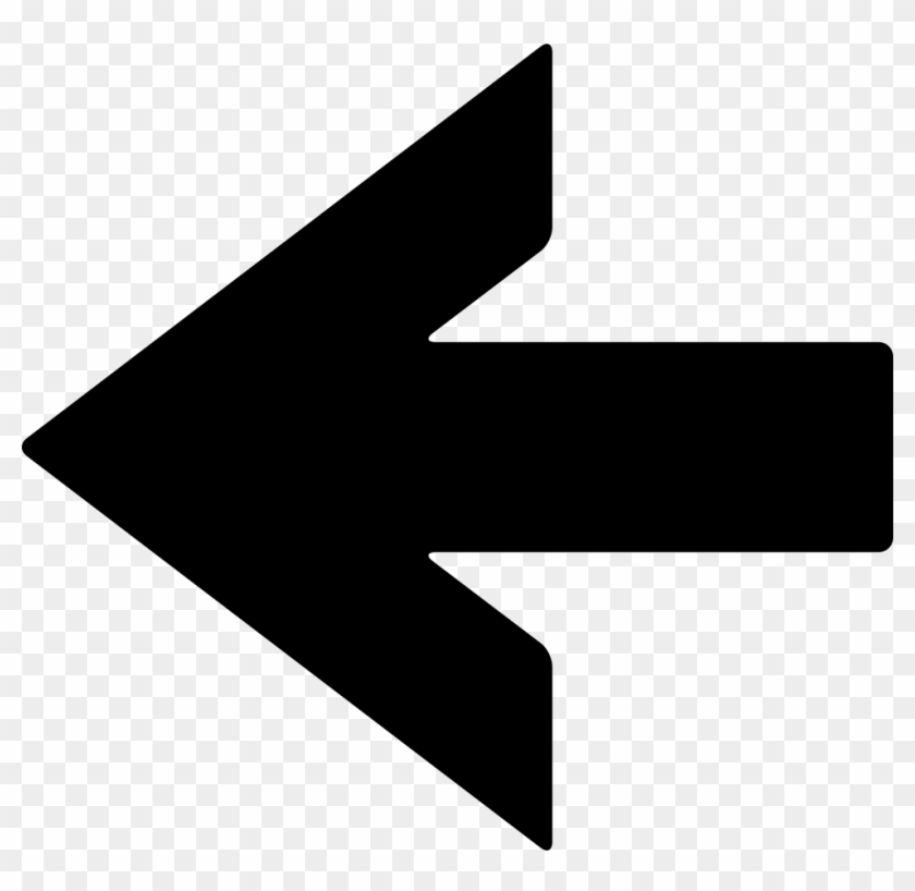 Left Black Arrow Comments - Flecha Hacia La Izquierda Clipart