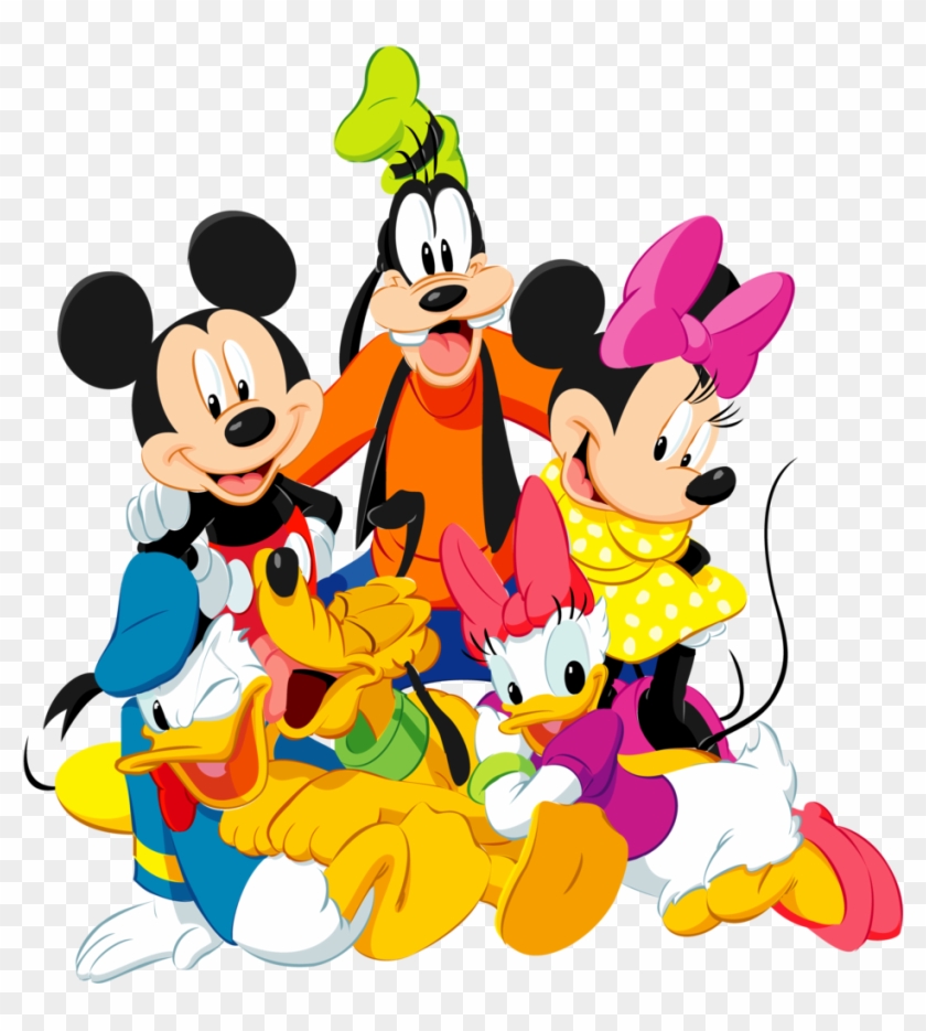 Fundo Casa Do Mickey - Mickey Mouse And Friends Clipart #1805011