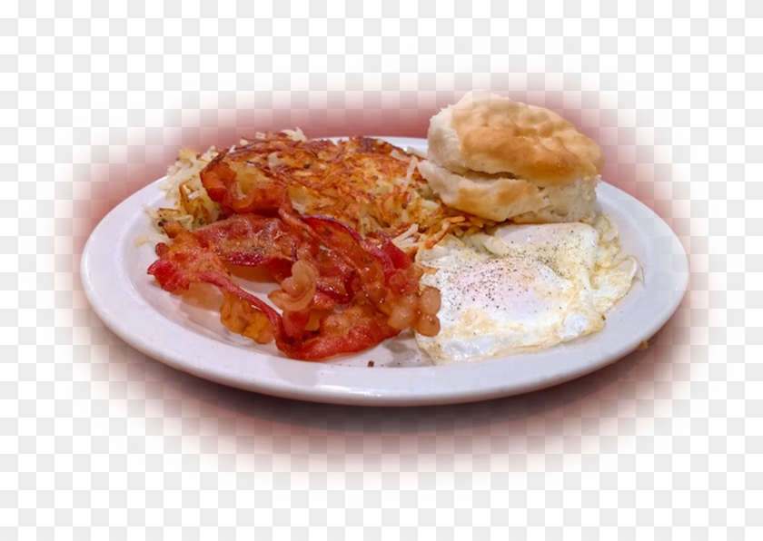 Breakfast - Eggs Bacon Grits Biscuit Clipart #1805094