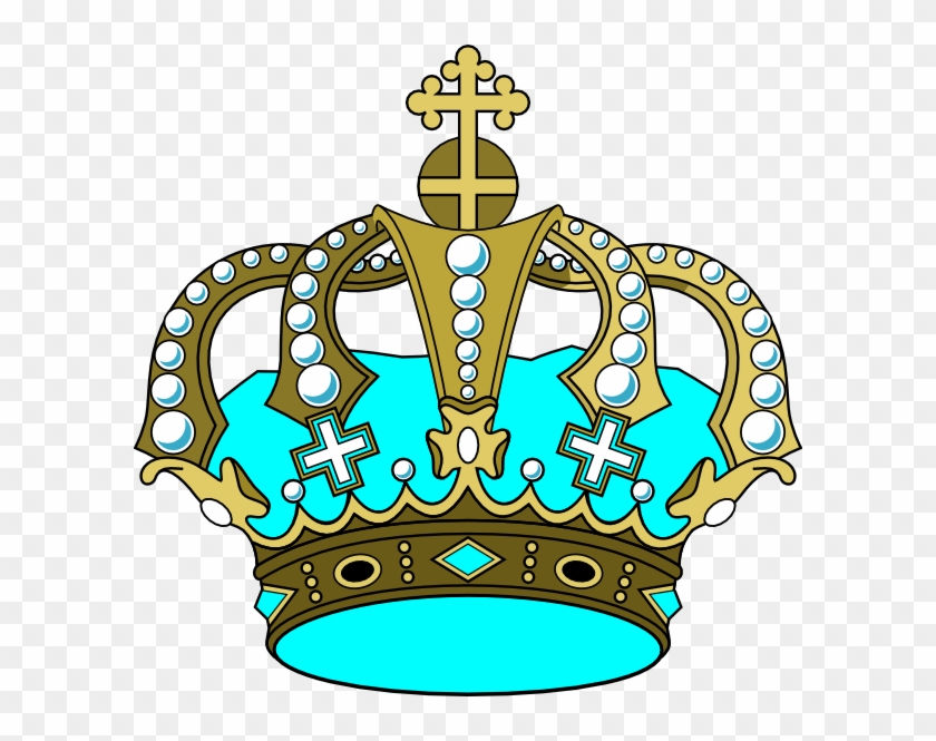 Blue And Gold King Throne Clipart