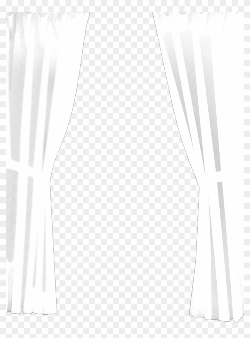 Curtain , Png Download - Monochrome Clipart #1805249