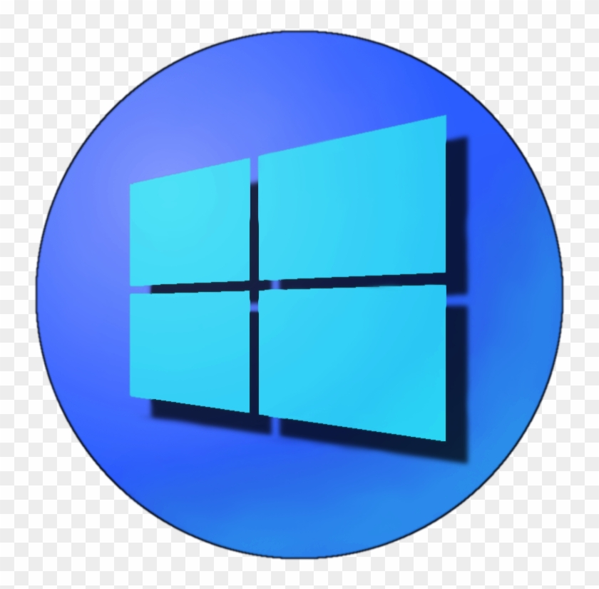 Windows 10 Logo Zurück Zum Inhaltsverzeichnis - Circle Clipart #1805626