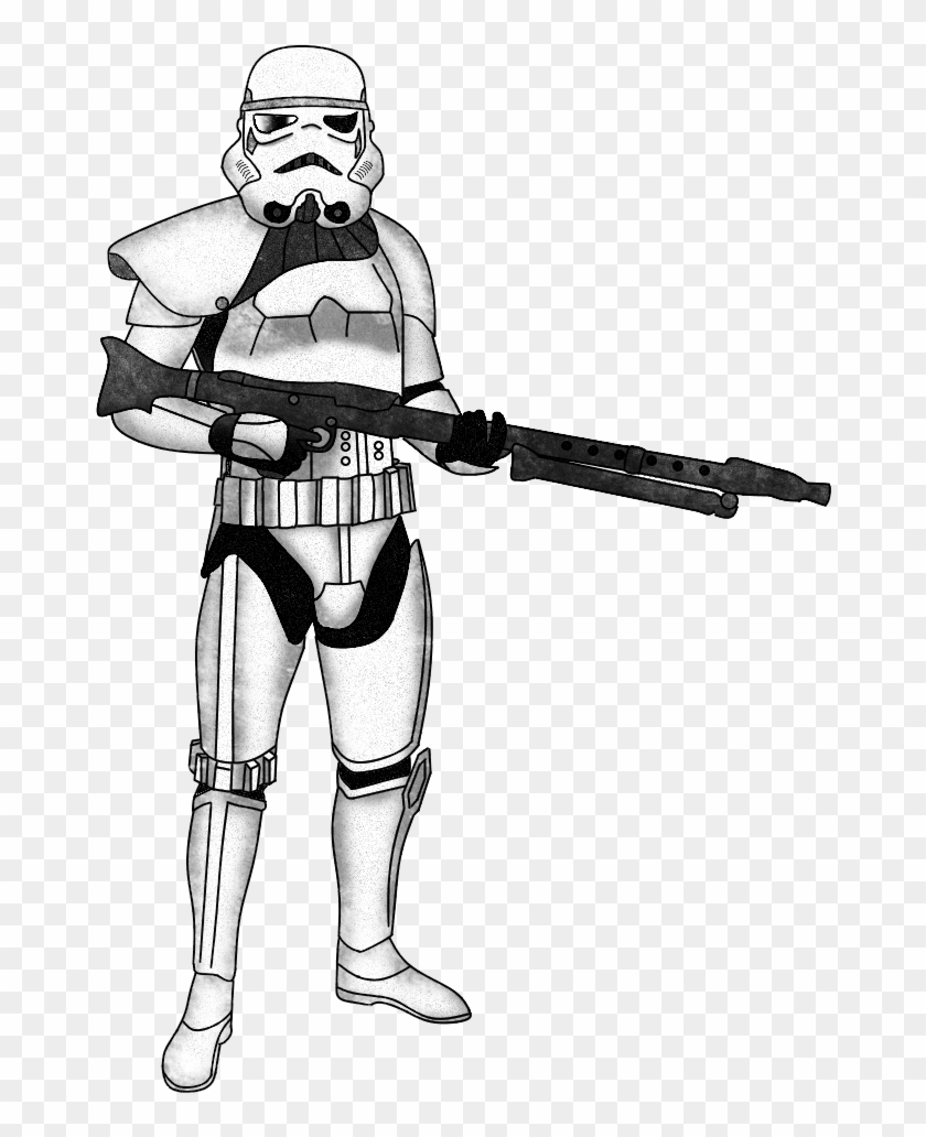Stormtrooper Sergeant With Dlt - Star Wars Chimaera Trooper Clipart
