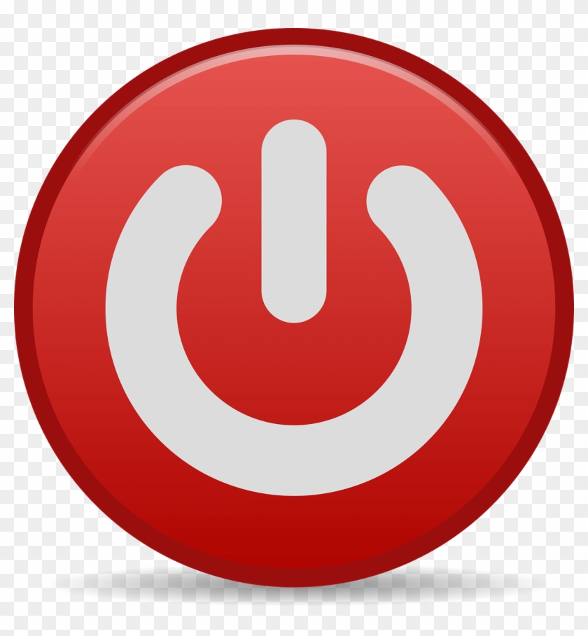 Computer Randomly Shuts Down - Shut Down Icon Png Clipart