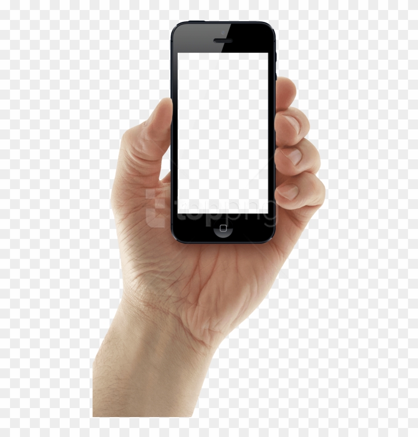 Free Png Download Hand Holding Iphone Png Images Background - Man Hand Holding Phone Clipart