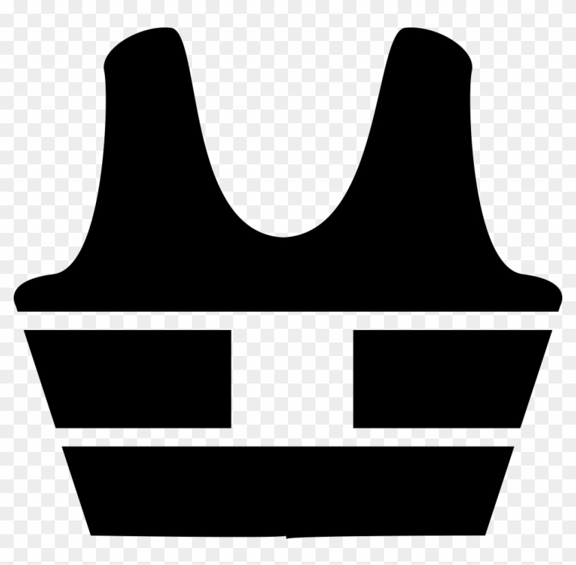 Clipart Black And White Download Bullet Proof Vest - Bullet Proof Vest Silhouette - Png Download