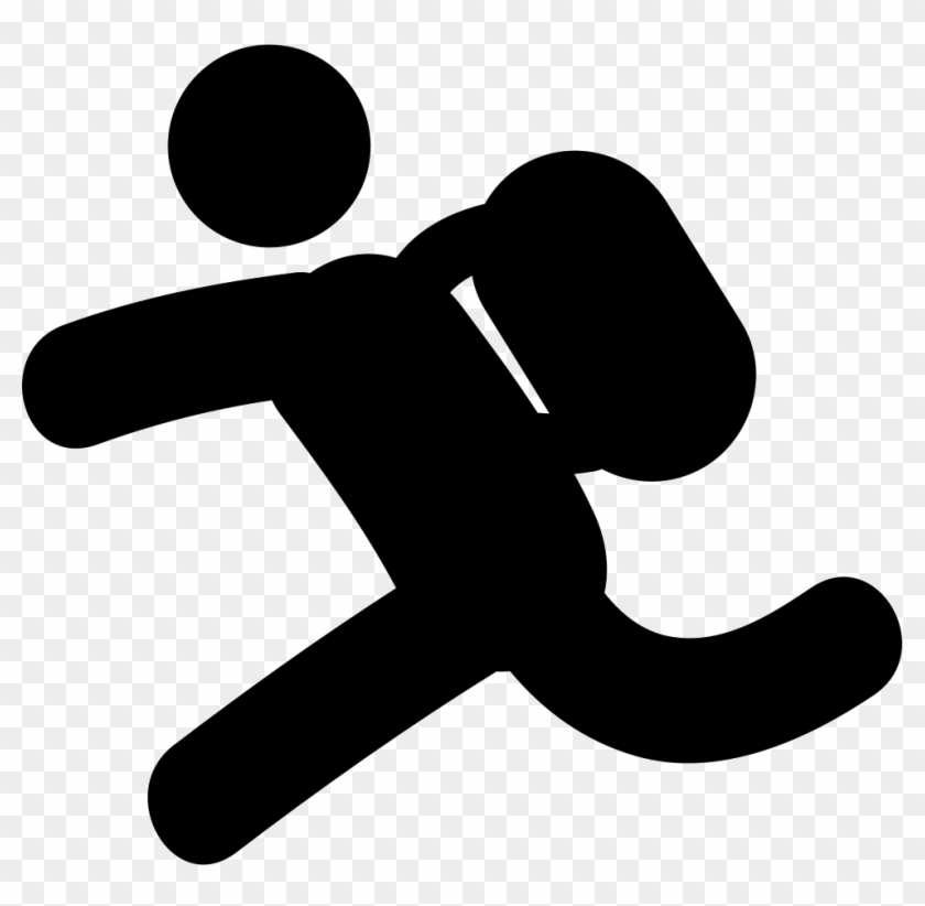 Png File Svg - Running Student Icon Clipart