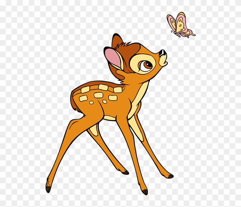 Drawn Bambi Butterfly Nose - Bambi Clip Art - Png Download