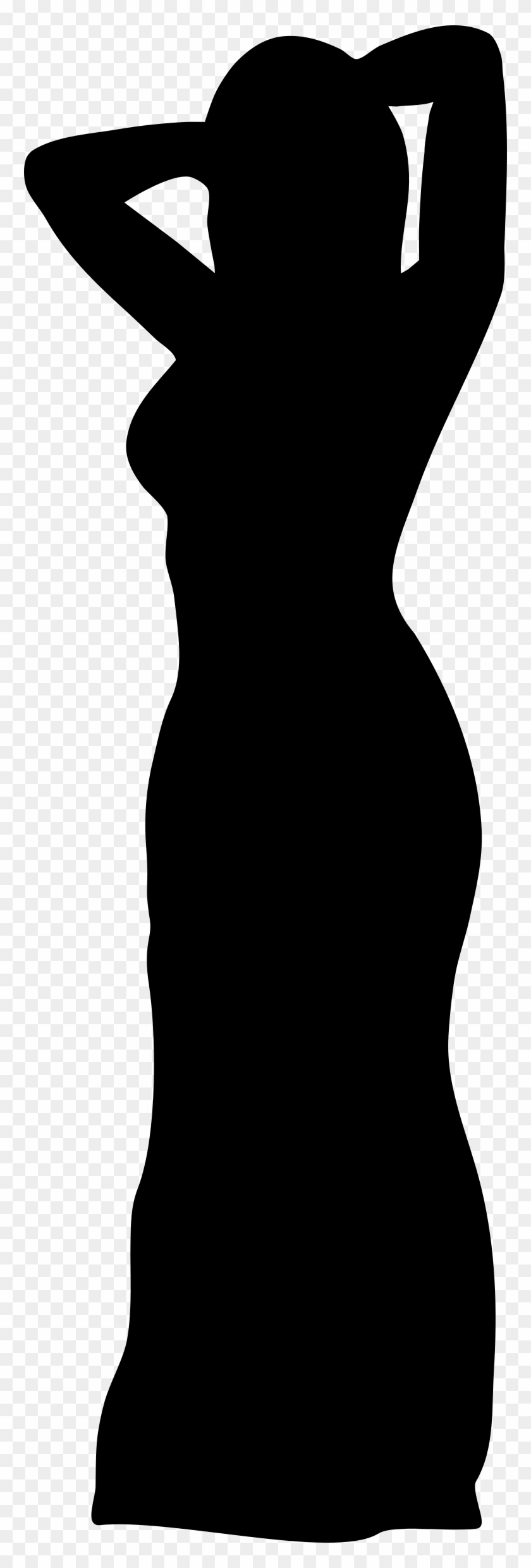 764 X 2400 1 - Clipart Woman Dresses Png Transparent Png #1806847