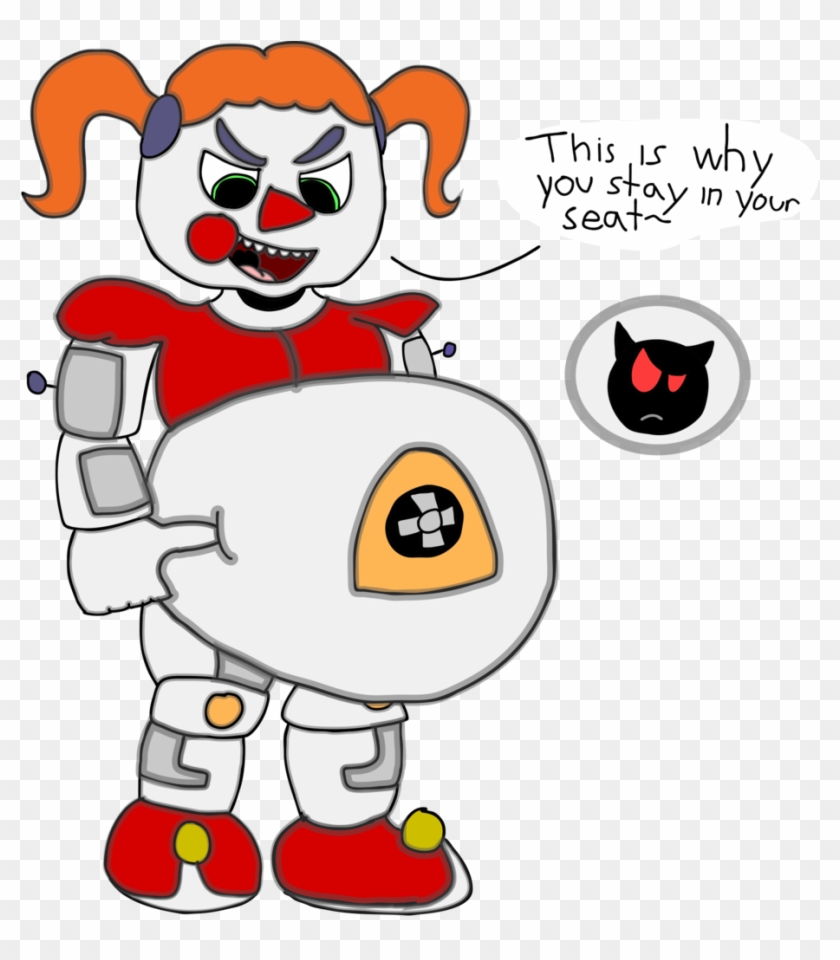 Obey The Baby By Undernom - Fnaf Sister Location Vore Clipart
