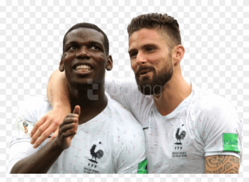 Free Png Download Paul Pogba & Olivier Giroud Png Images - Olivier Giroud Et Paul Pogba Clipart #1807770