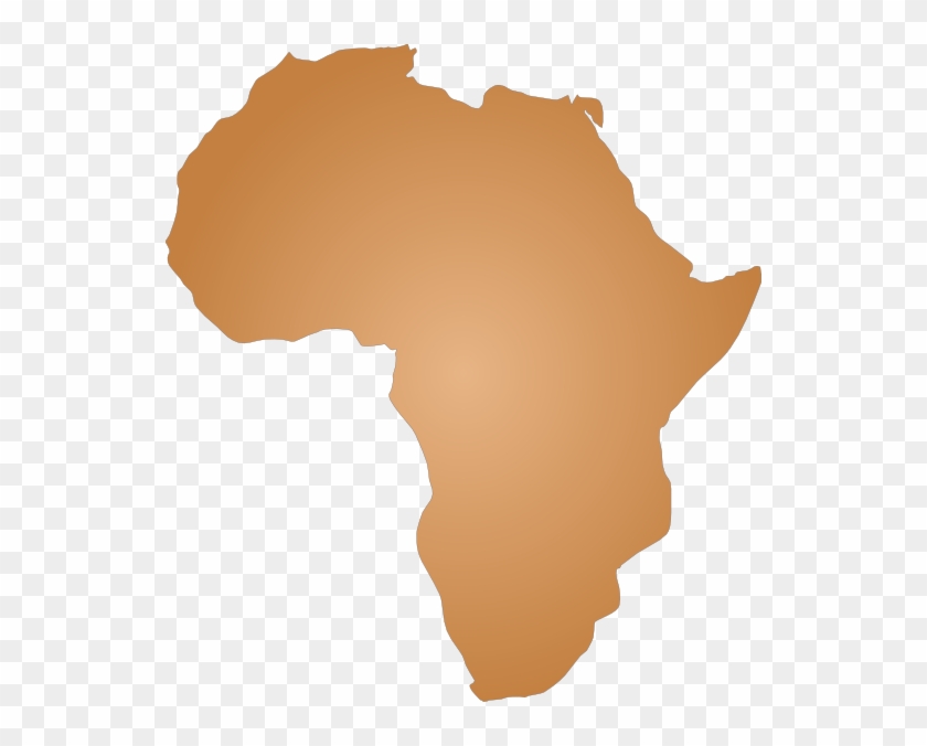 Small - Africa Map Outline Png Clipart