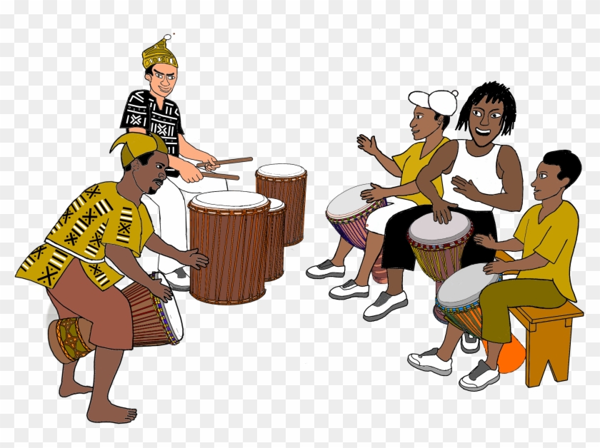 Africa Clipart African Drum - Png Download