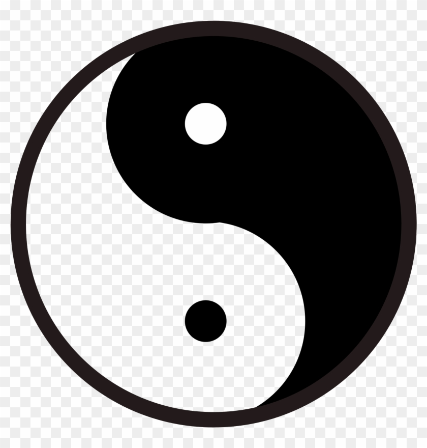 Big Image - Yin Yang Symbol Clipart - Png Download #1808527