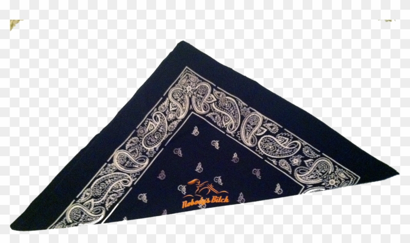 Black Bandana With Orange Logo Clipart #1808569