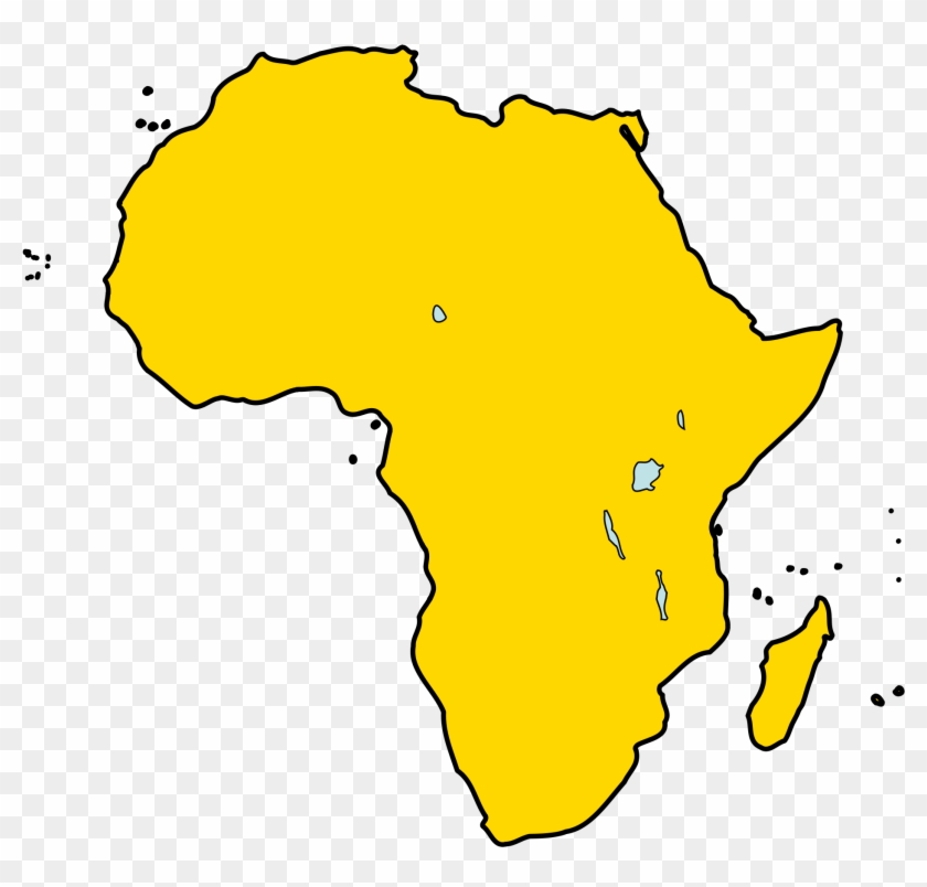 Africa Vector Continent - African Continent Png Clipart #1808572
