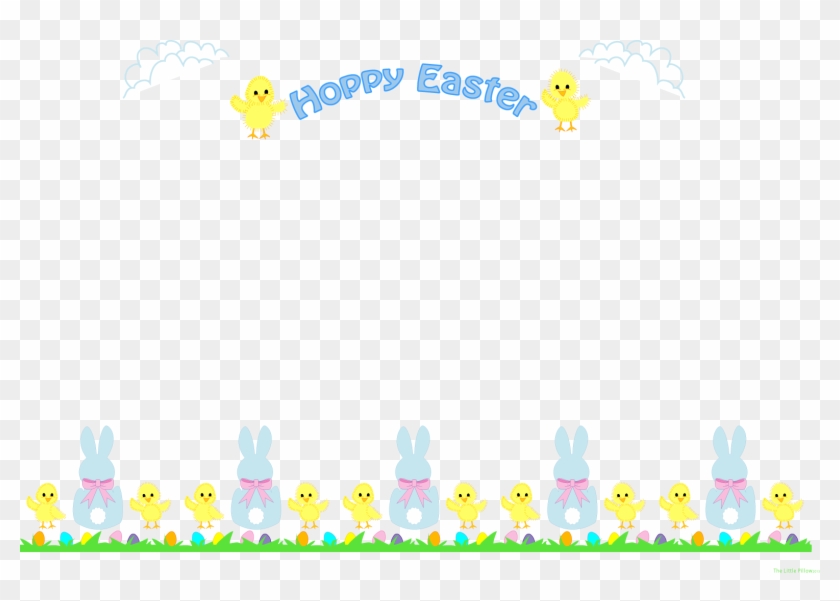 Download Png - Transparent Easter Frames Borders Clipart #1808653