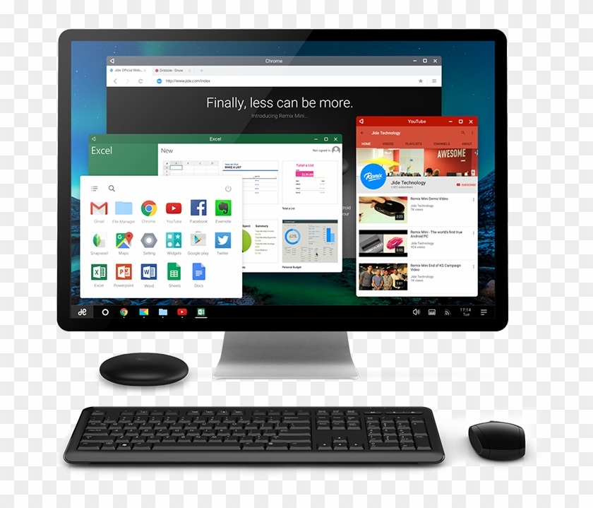 Remix Android Pc Clipart #1808853