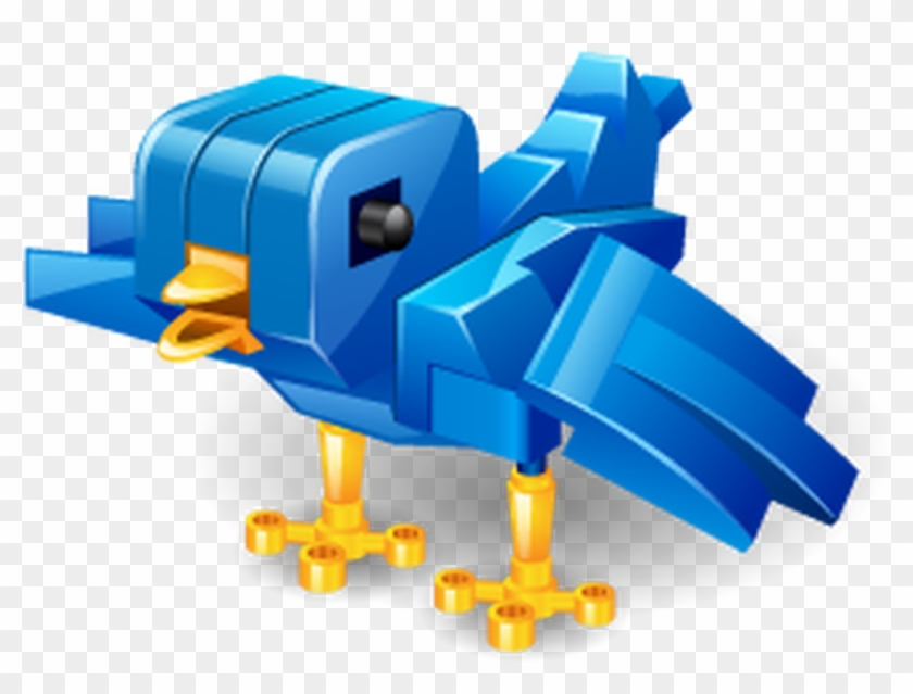 Twitter Robot Bird - Twitter Bot Clipart #1809210