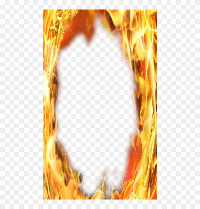 Fire Frame Transparent Transparent Background - Flame Clipart #1809319