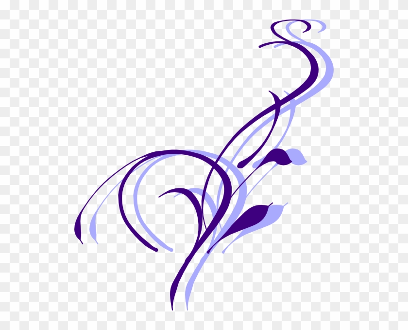 Purple And Lavendar Swirl Clip Art At Clkercom Vector - Clipart Decorations - Png Download #1809583