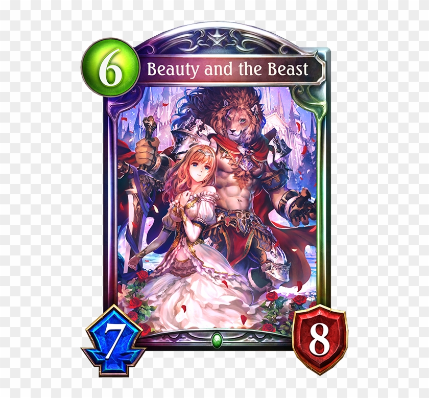 Unevolved Beauty And The Beast Evolved Beauty And The - Shadowverse Cards Clipart #1809585
