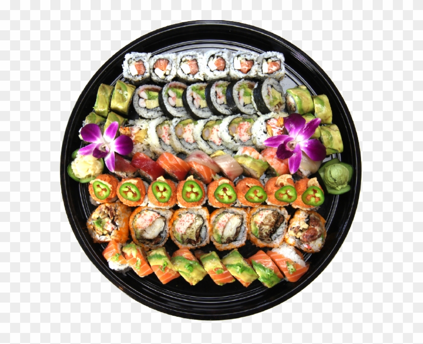 602 X 602 12 - Sushi Platter Png Clipart #1809839