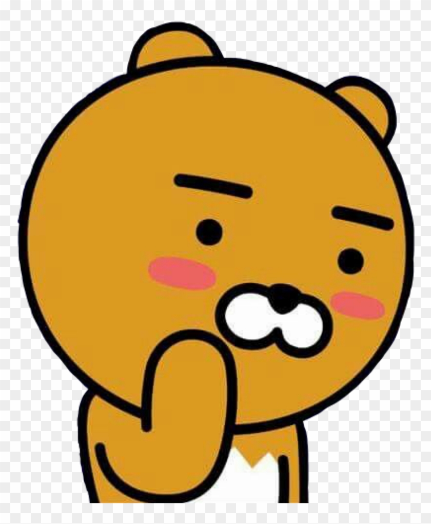 Kakao Sticker Png - Ryan Kakao Friends Hd Clipart