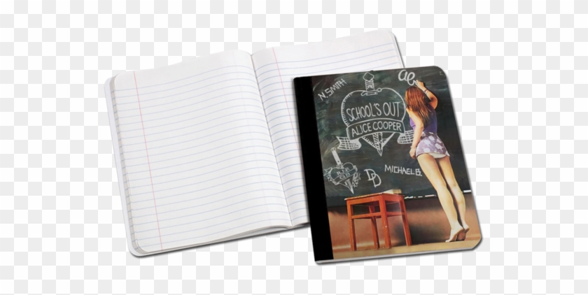 School's Out Notebook - Sketch Pad Clipart