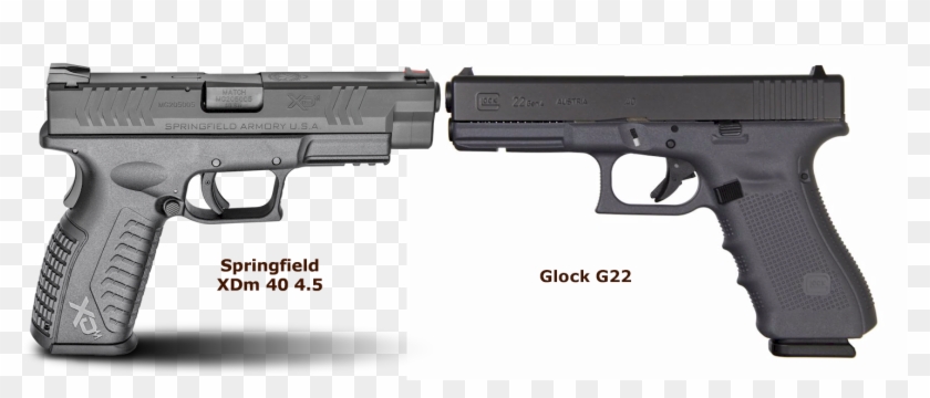 Glock G22 - Springfield Armory Xdm 3.8 Clipart #1810472